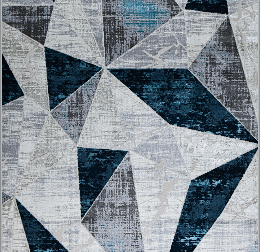 37515A r BLUE FLS / L.GREY