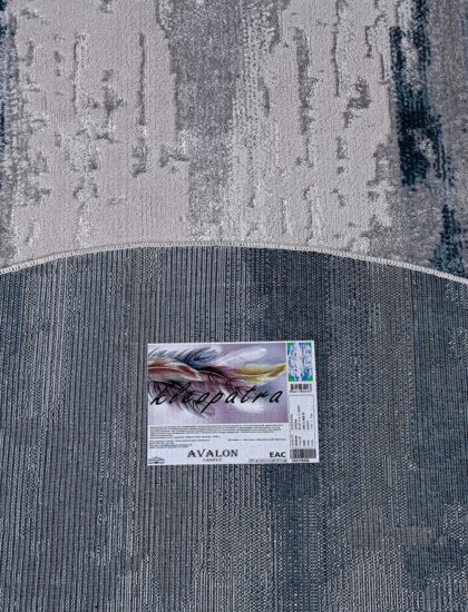 37107A oval BLUE FLS / L.GREY