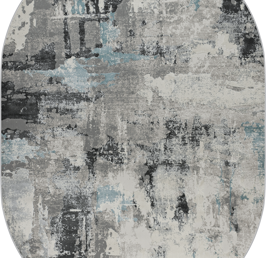 36506A oval GREY / BLUE