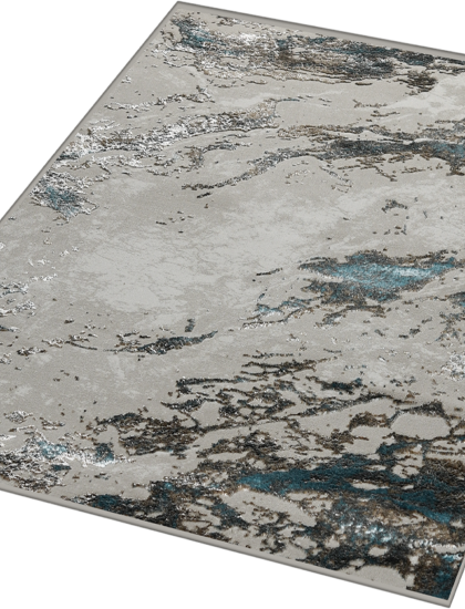 40835A stan BLUE FLS / BEIGE COK