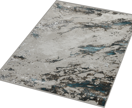 40835A stan BLUE FLS / BEIGE COK