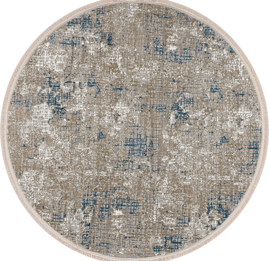 36941A daire BLUE / BEIGE