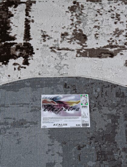 37342A oval BROWN / D.BEIGE