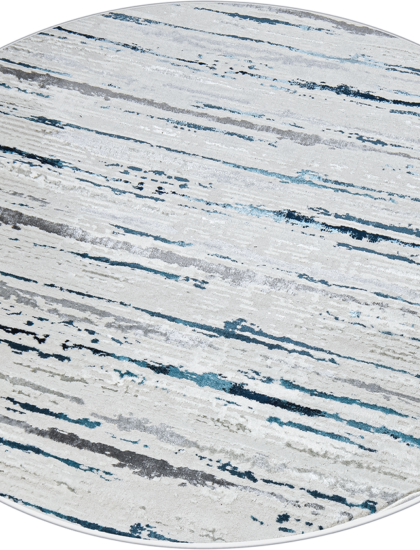 38462A daire BLUE FLS / L.GREY