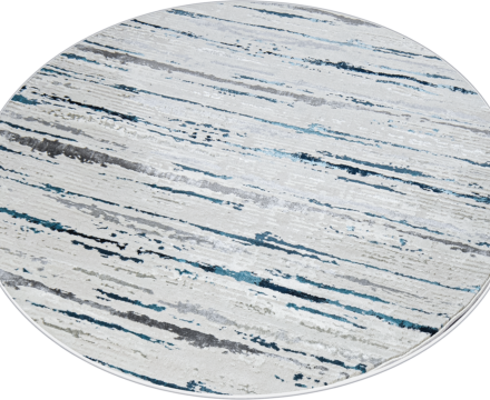 38462A daire BLUE FLS / L.GREY