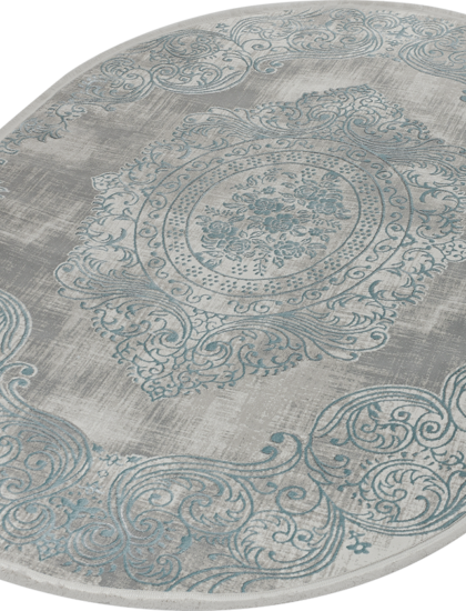 36560A oval GREY / BLUE