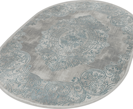 36560A oval GREY / BLUE