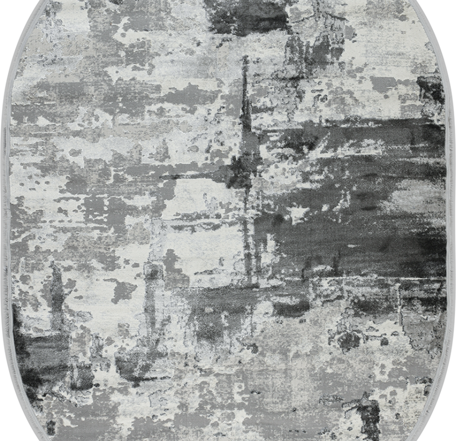 51272B oval GREY / L.GREY