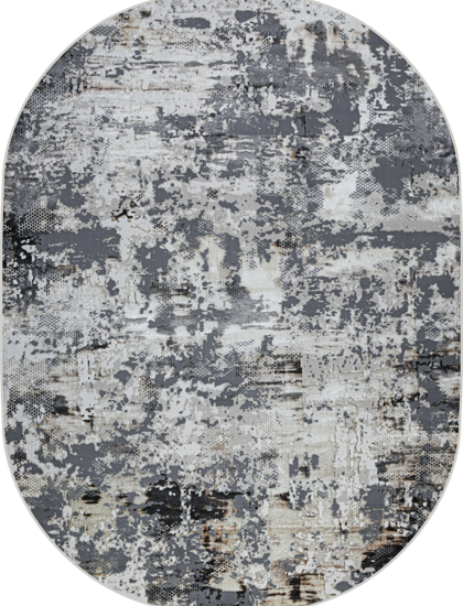 37896A oval GREY FLS / BEIGE FLS