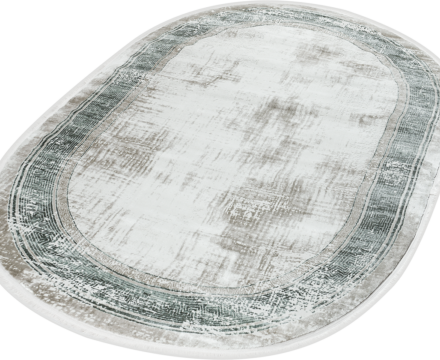 38720A oval GREEN / CREAM