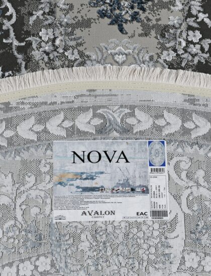 51386A oval BLUE / L.GREY