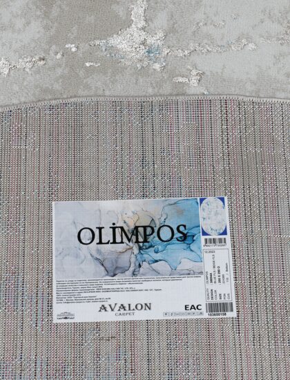 38894A oval BLUE FLS / BEIGE FLS