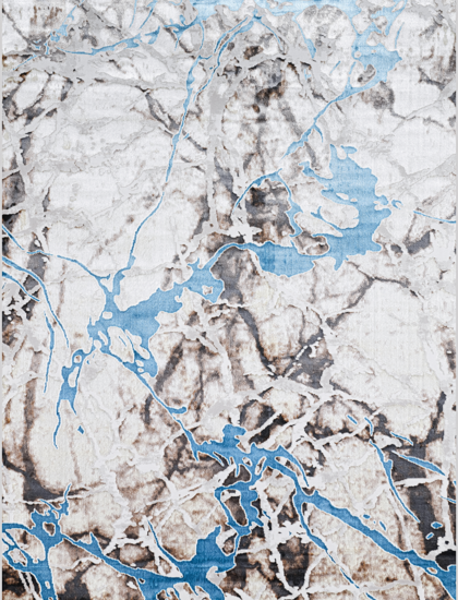 37891A stan BLUE FLS / BEIGE FLS