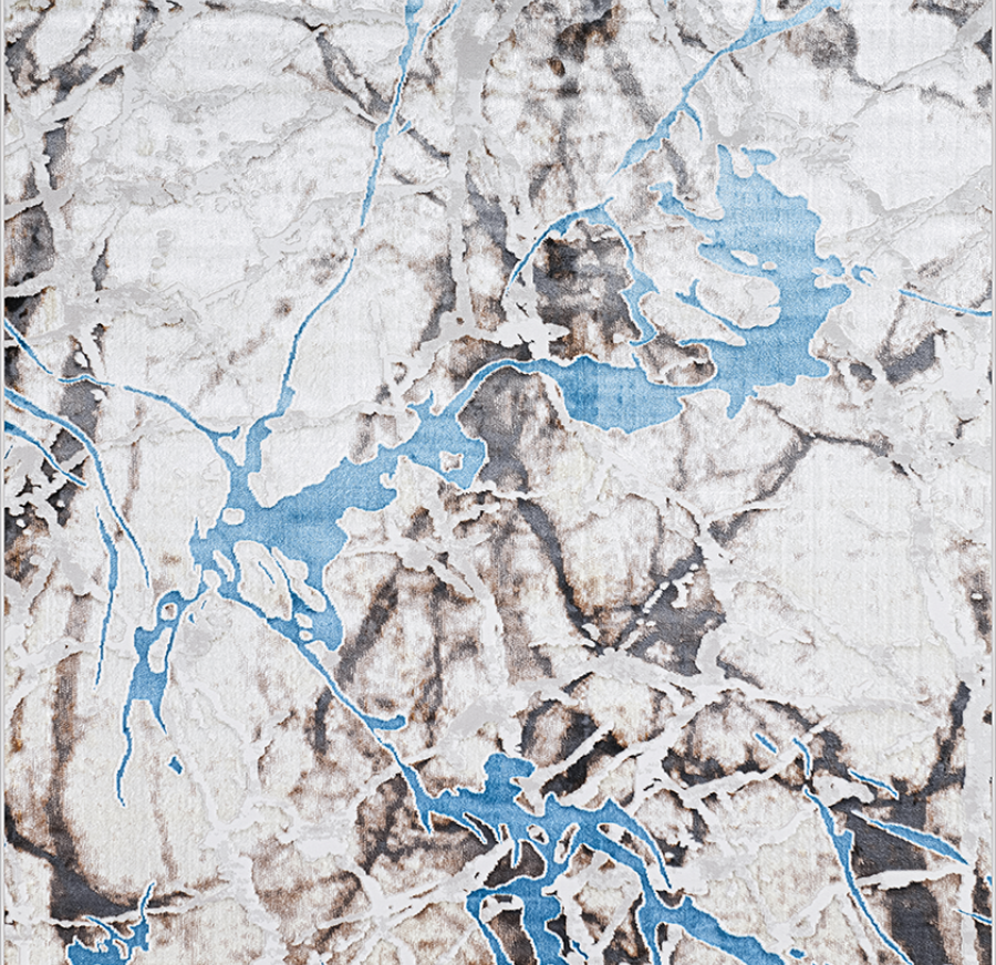 37891A stan BLUE FLS / BEIGE FLS