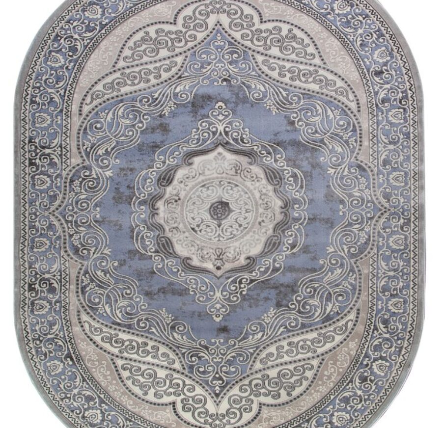 36868J oval L.GREY / BLUE