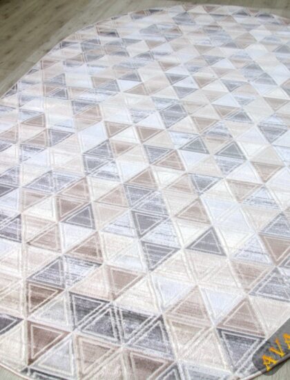 36853A oval L.BEIGE / GREY