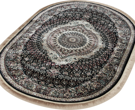 20058A oval NAVY / NAVY