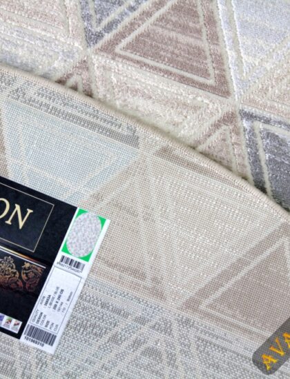 36853A oval L.BEIGE / BLUE