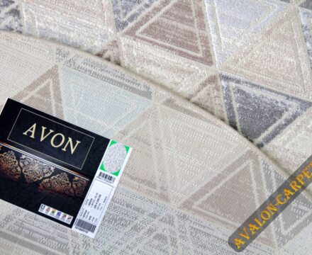 36853A oval L.BEIGE / BLUE