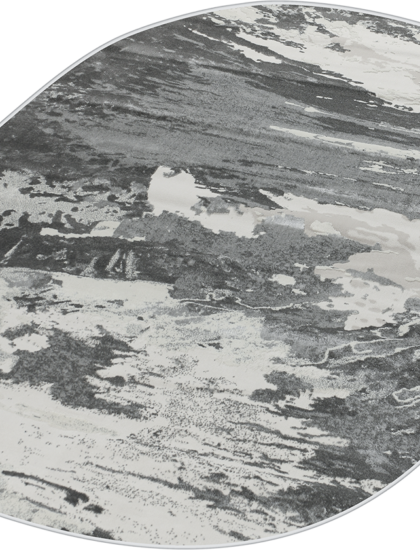 38112A oval GREY / L.GREY