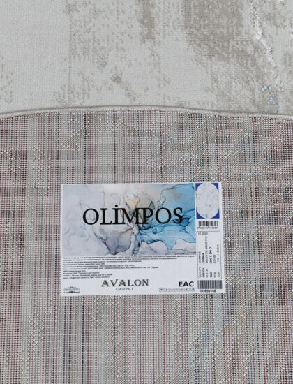 38896A oval BLUE FLS / BEIGE FLS