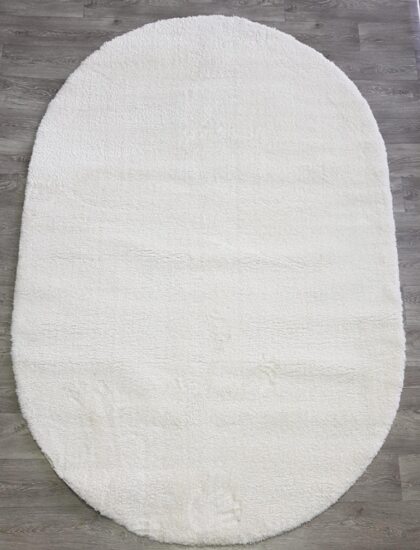 00000A oval WHITE / WHITE.