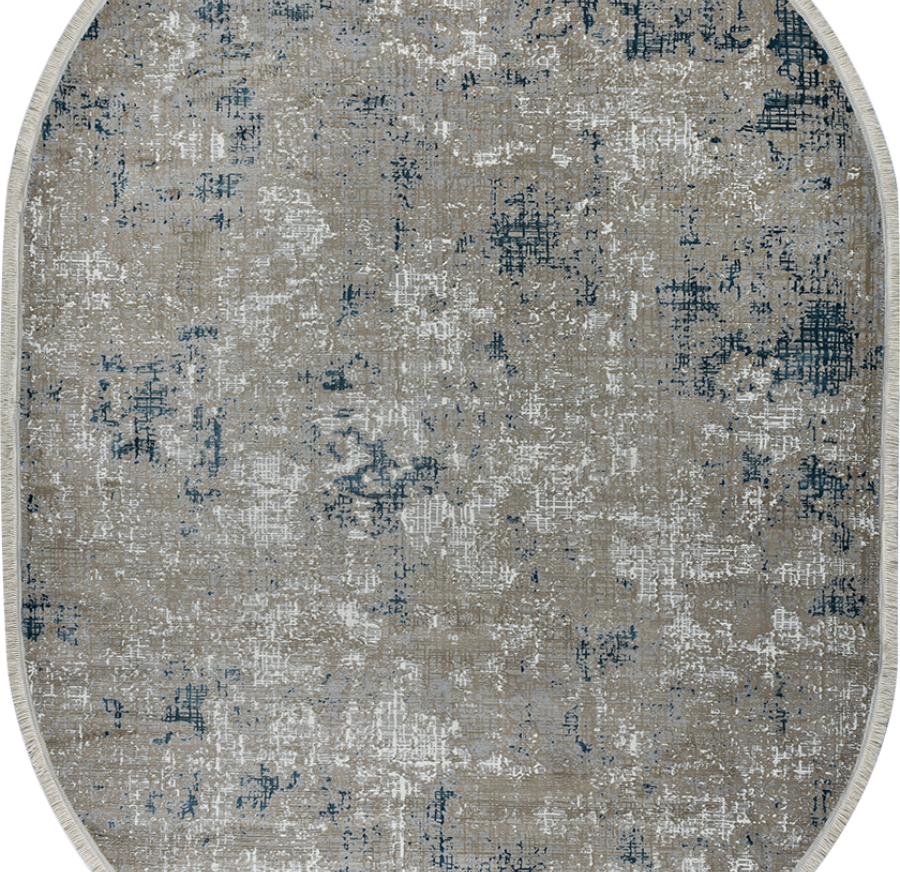 36941A oval BLUE / BEIGE