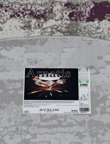 36556A oval LILA / L.GREY