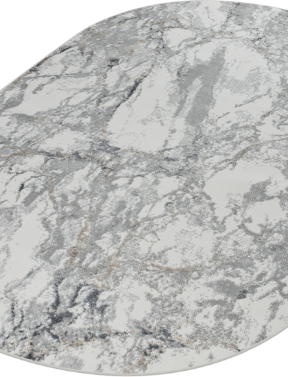 38896A oval GREY FLS / BEIGE FLS