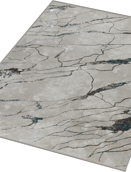 40843A stan BLUE FLS / BEIGE COK