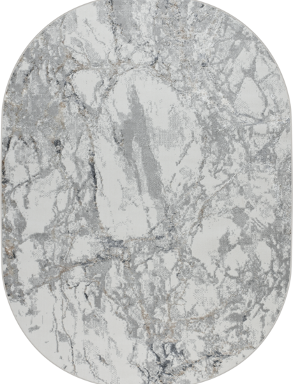 38896A oval GREY FLS / BEIGE FLS