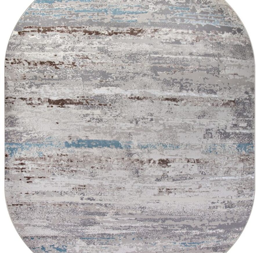 36556A oval BLUE / L.BEIGE