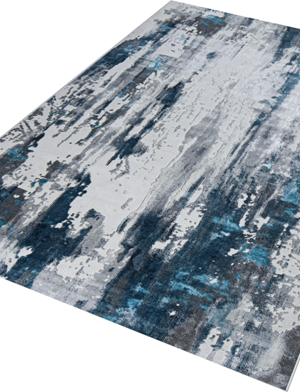 37107A stan BLUE FLS / L.GREY