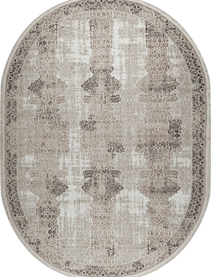 36937A oval BROWN / BEIGE