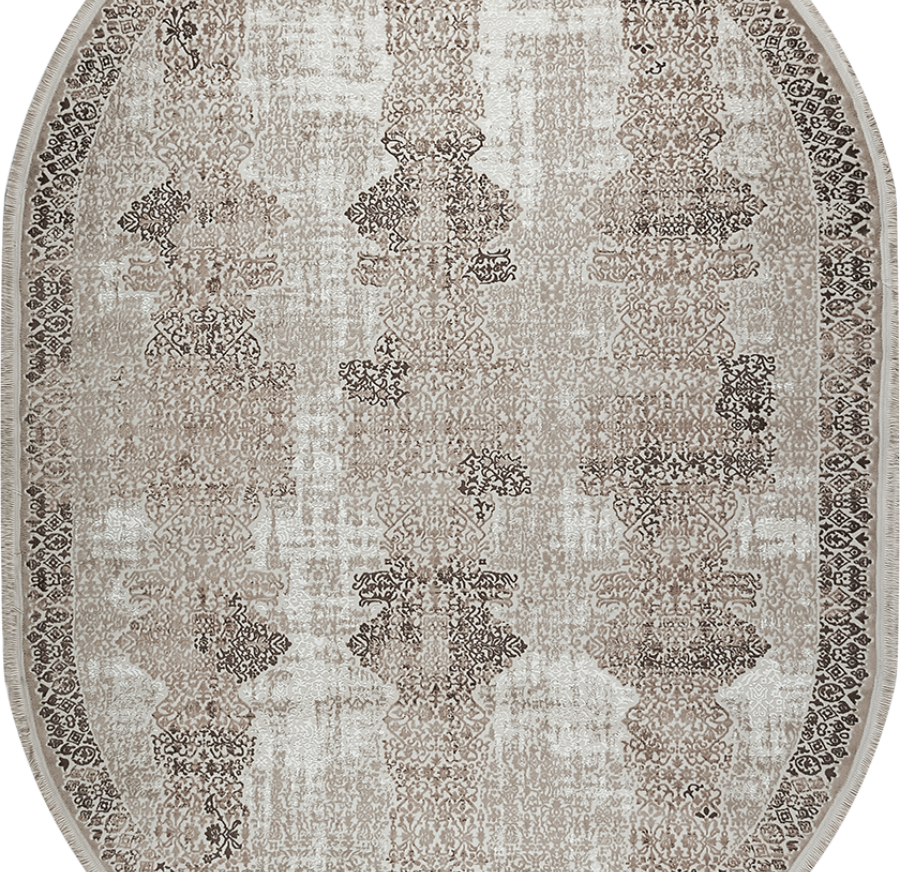 36937A oval BROWN / BEIGE