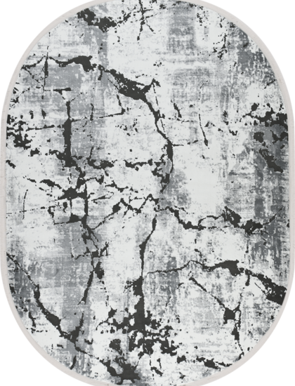 39936A oval GREY / WHITE