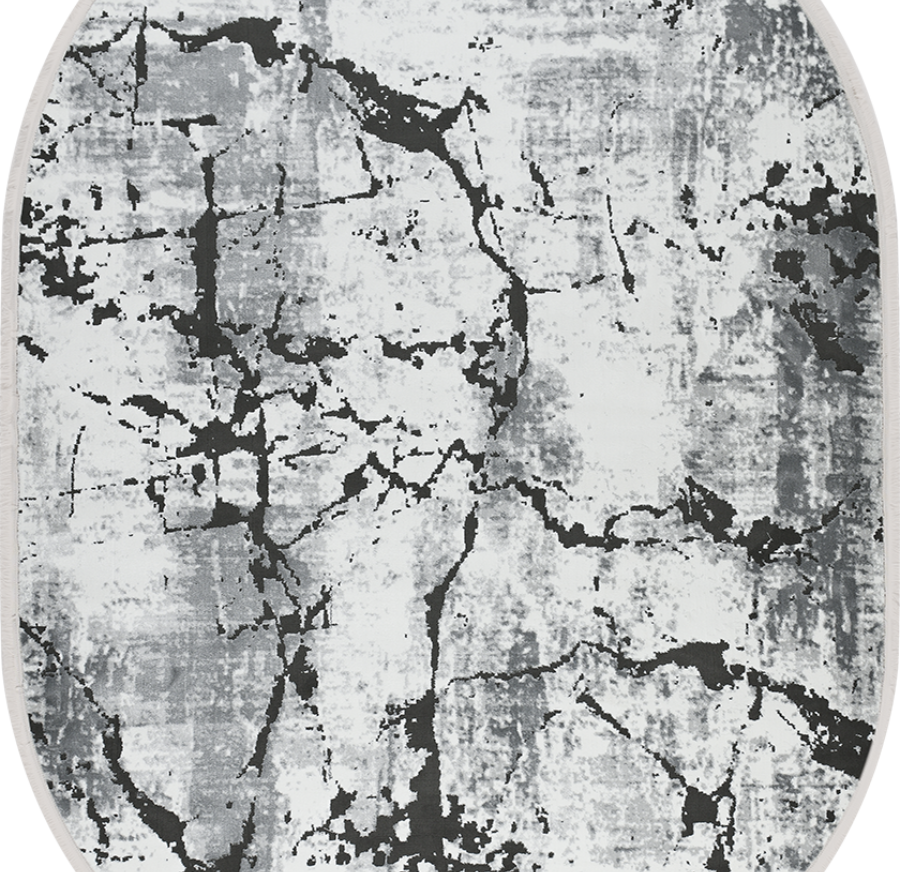 39936A oval GREY / WHITE