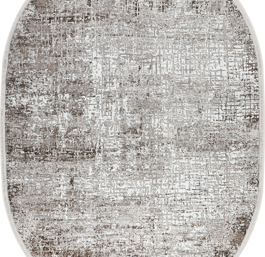 38716A oval WHITE / L.BEIGE