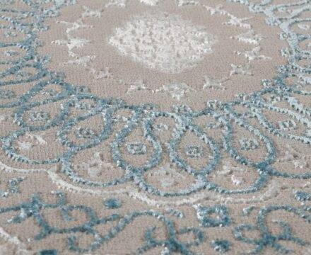 39888A stan BLUE FLS / BEIGE COK