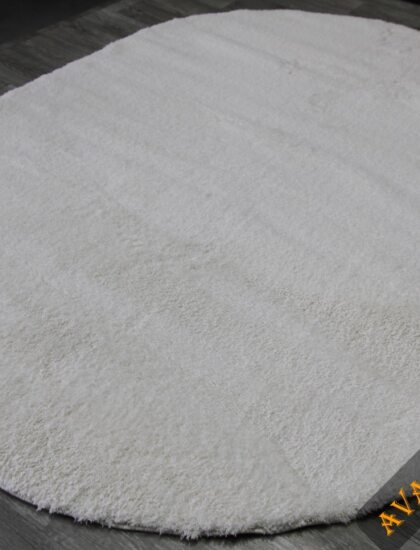 00000A oval WHITE / WHITE.