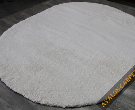 00000A oval WHITE / WHITE.