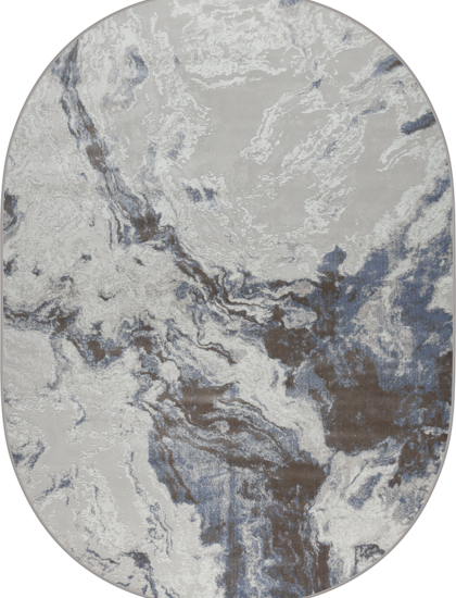 38508A oval BEIGE / BLUE