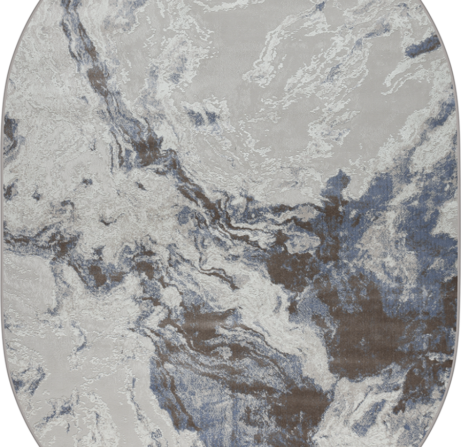 38508A oval BEIGE / BLUE