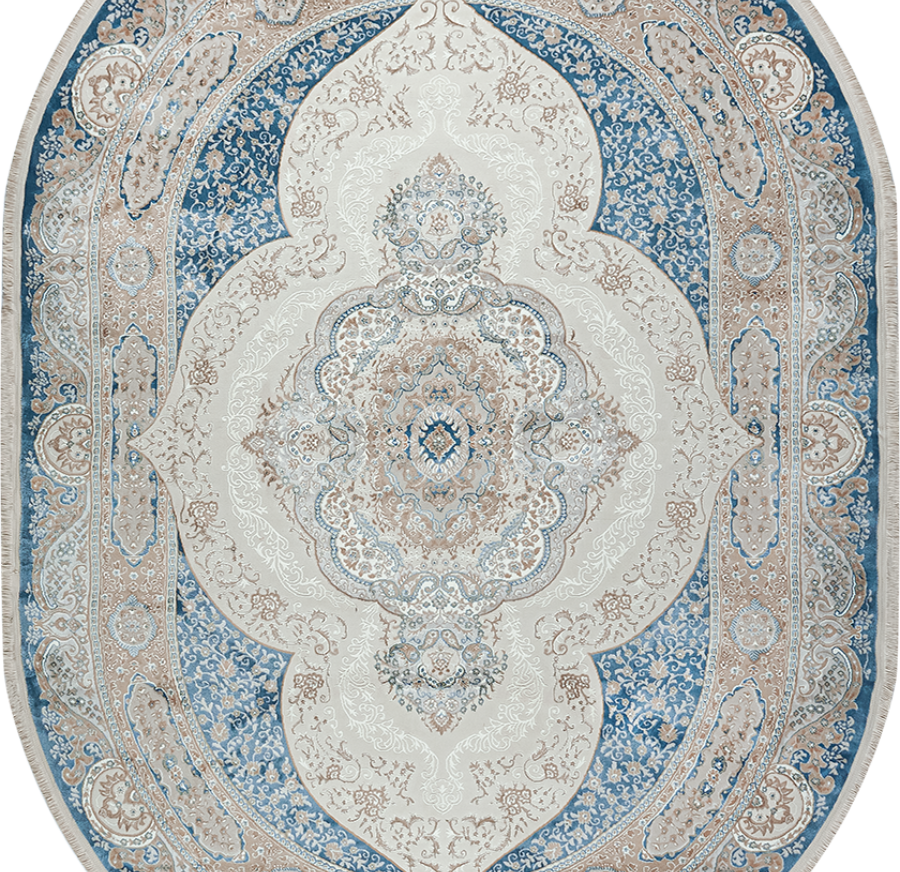 36925A oval BLUE / BLUE