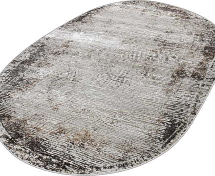 38548A oval BROWN FLS / CREAM FL