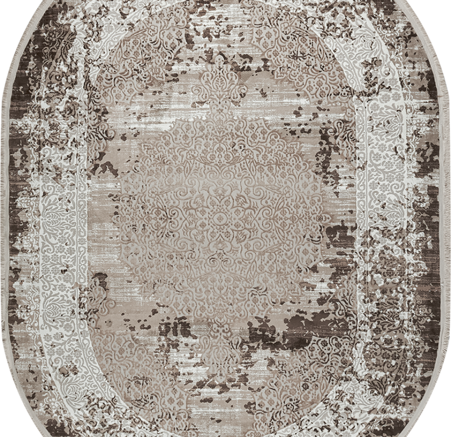 36561C oval BROWN / BEIGE