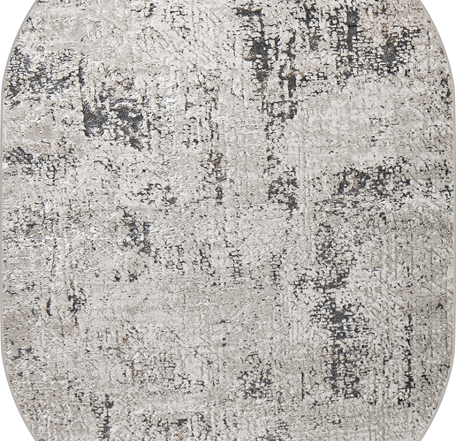 38549A oval GREY FLS / CREAM FLS