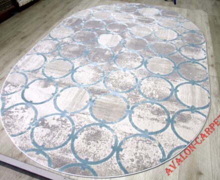 36444B oval BLUE / BLUE