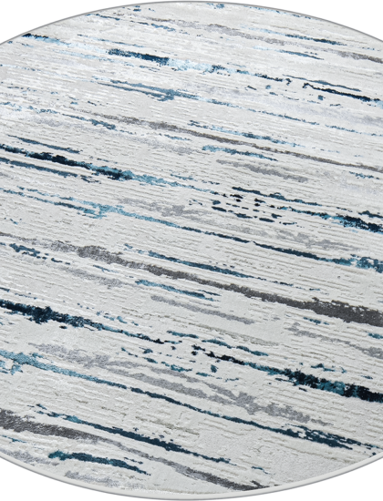 38462A daire BLUE FLS / L.GREY