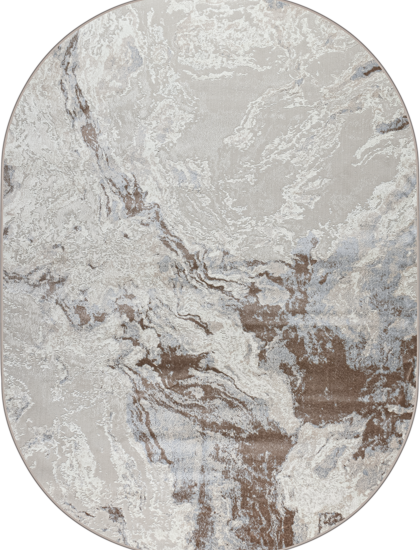 38508A oval L.GREY / BEIGE